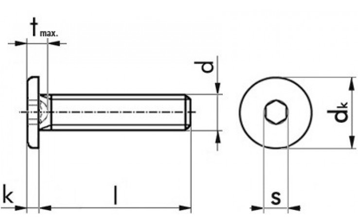 Imbus Schraube M10 x 20mm