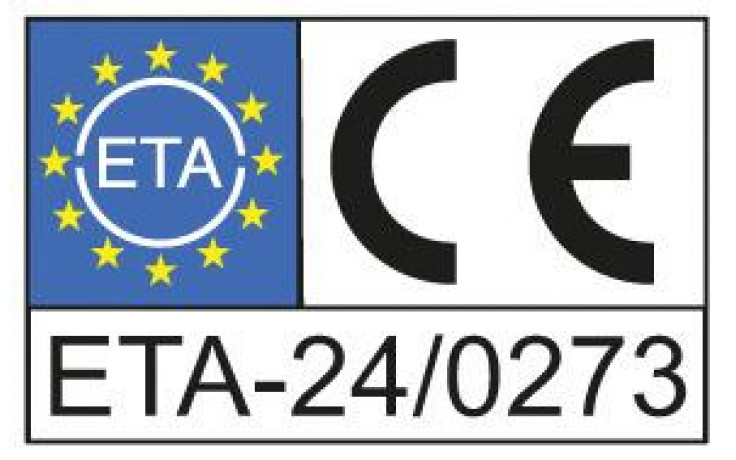 RECA Holzbauschraube - Senkkopf - verzinkt blau - 6 X 120/75 - TX30 - ETA-24/0273