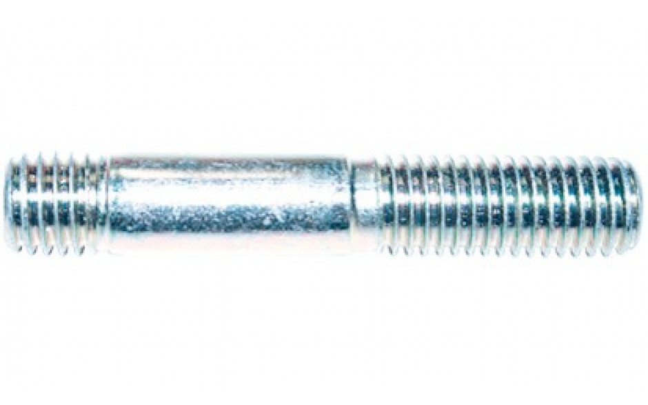 Stiftschraube DIN 938 - 8.8 - verzinkt blau - M8 X 45