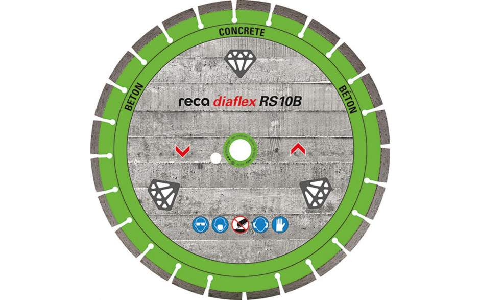 RECA diaflex Diamanttrennscheibe RS10B Beton spezial 350/20 mm