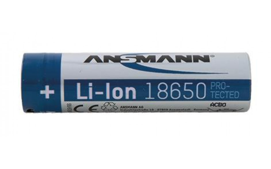 Akku Li-ion 18650 3.6V 2.600 mAh mit USB