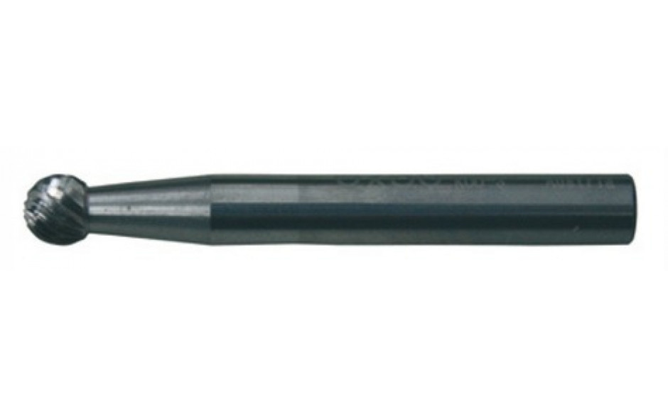 RECA Hartmetall-Frässtifte Kugelform ohne Spanbrecher Durchmesser x Länge 8 x 7 mm mit 6 mm Schaft