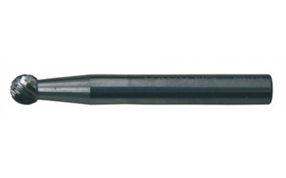 RECA Hartmetall-Frässtifte Kugelform ohne Spanbrecher Durchmesser x Länge 12 x 10 mm mit 6 mm Schaft