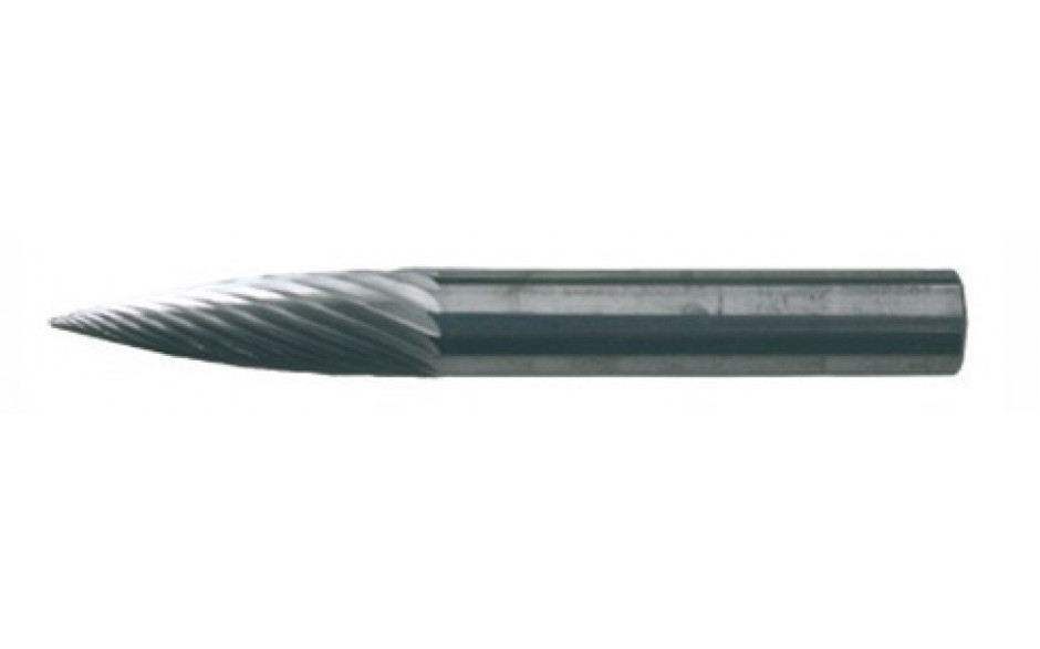 RECA Hartmetall-Frässtifte Geschossform ohne Spanbrecher Durchmesser x Länge 6 x 18 mm mit 6 mm Schaft