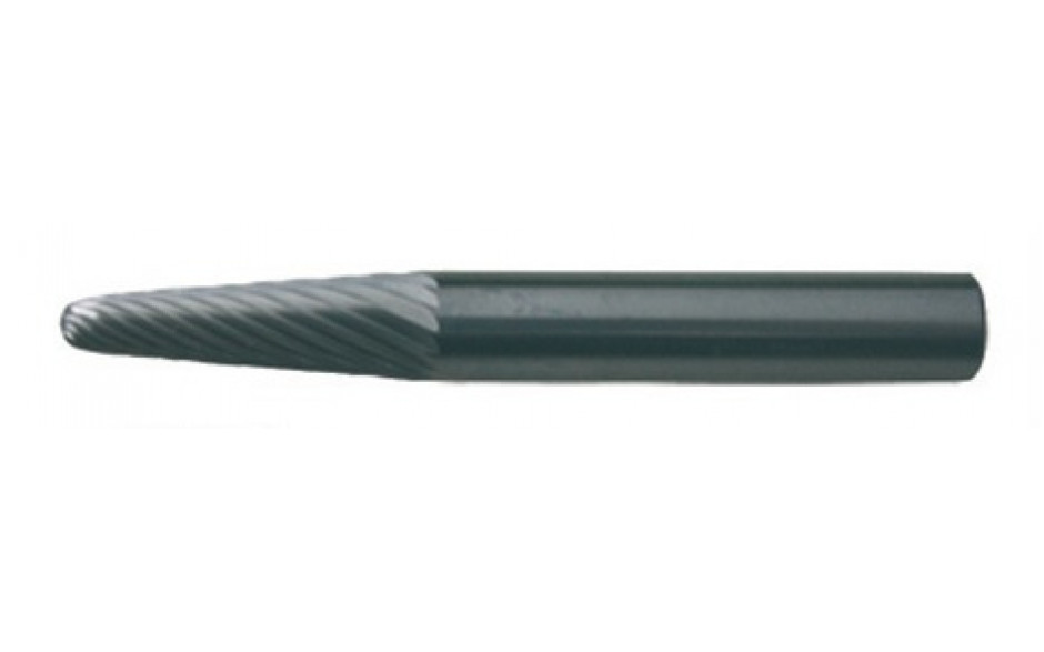 RECA Hartmetall-Frässtifte Kegelform, ohne Spanbrecher Durchmesser x Länge 6 x 16 mm mit 6 mm Schaft