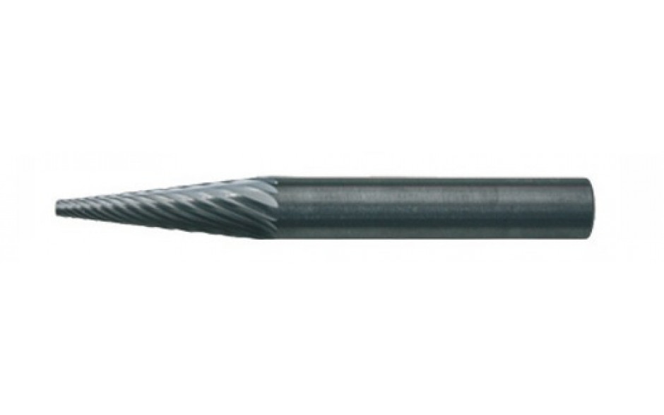 RECA Hartmetall-Frässtifte Spitzkegelform ohne Spanbrecher Durchmesser x Länge 6 x 18 mm mit 6 mm Schaft