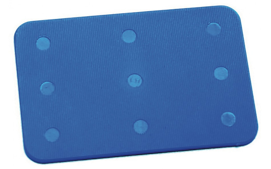 Unterlegplatten Kunststoff 60 x 40 x 2 mm blau (PAK=1000ST)