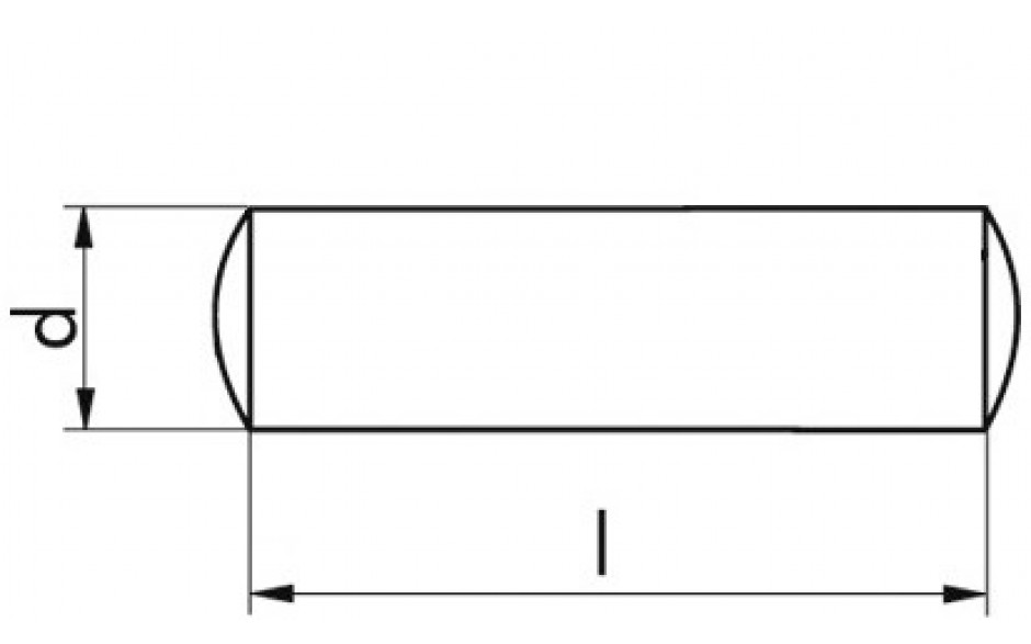 BMF Stabdübel, Durchmesser 10 mm, Länge 90 mm