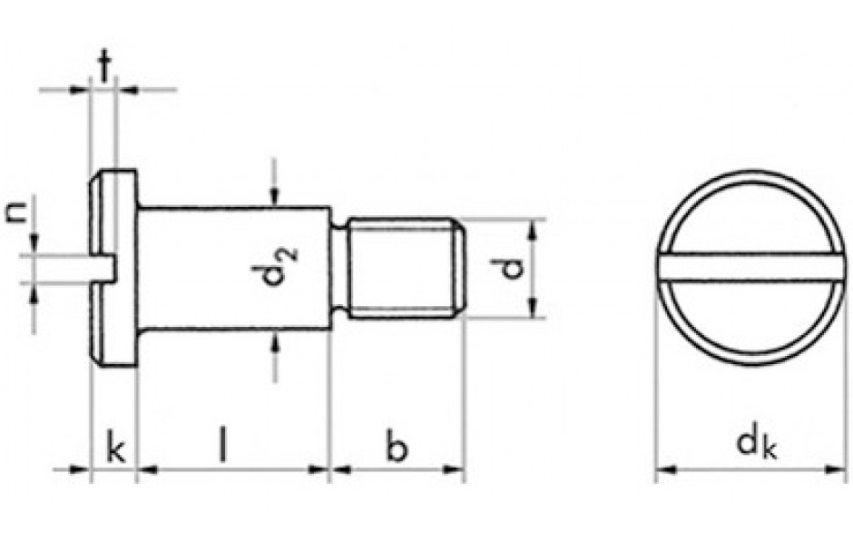 Flachkopfschraube DIN 923 - 5.8 - blank - M8 X 6