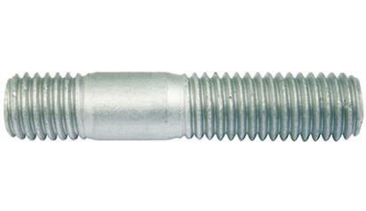 Stiftschraube DIN 939 - 10.9 - Zinklamelle silber - M12 X 30