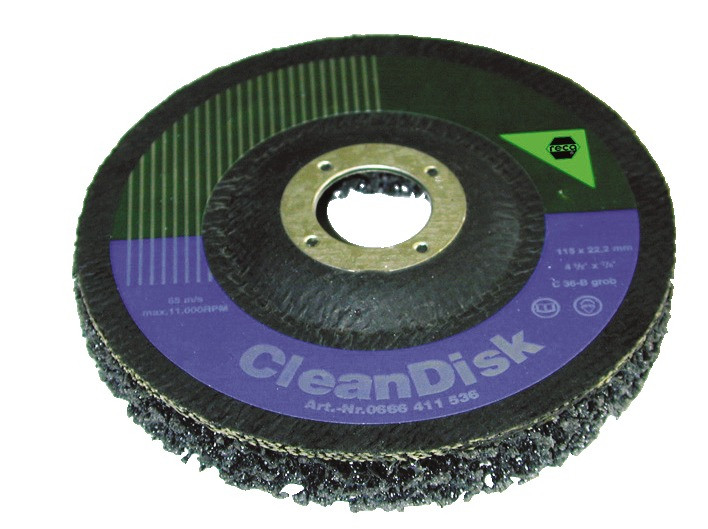 RECA Grobreinigungsscheibe Clean-Disk 115 mm, Bohrung 22,2 mm, Korn C 36-B