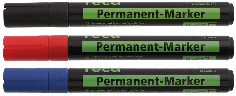 RECA PERMANENTMARKER SCHWARZ