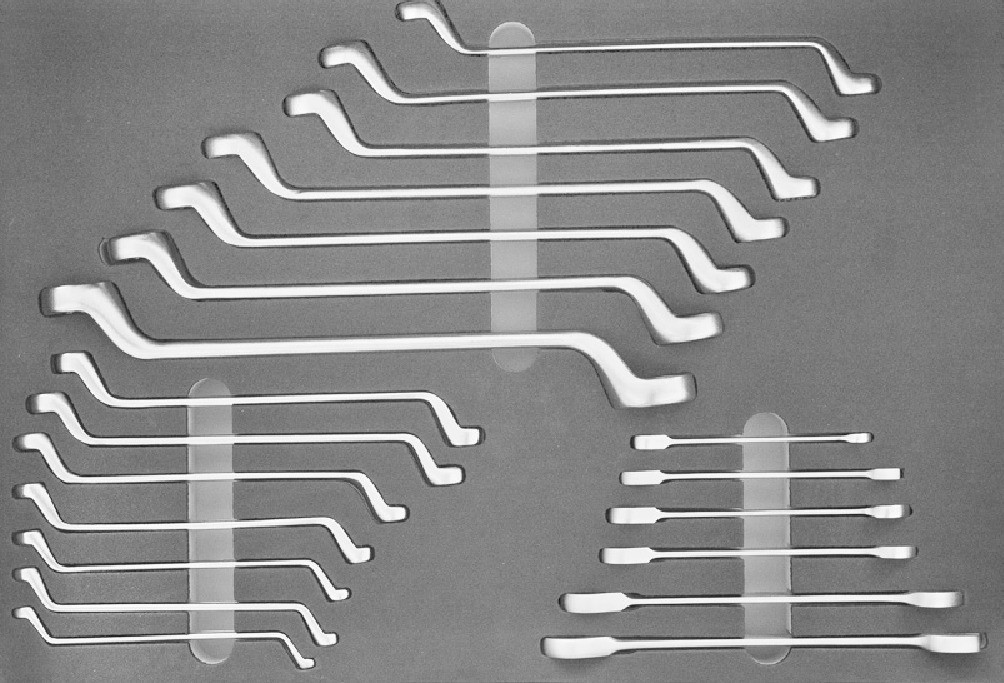 RECA Komplettmodul Ringschlüssel 20 teilig mit Laserung