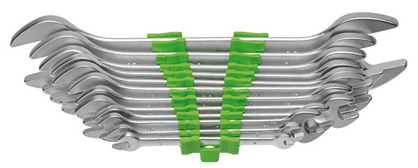 RECA Doppelmaulschlüssel-Satz Kunststoffhalter DIN 3110 12-teilig (SW 6-32 mm)