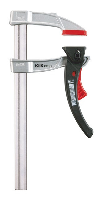 Schraubzwinge Kli-Klamp mit Festbügel aus Magnesiumdruckguss 200 x 80 mm