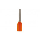 Cevasta stopica, izolovana, narandžasta za presek kabla 0,5 mm², dužina 14,2 mm