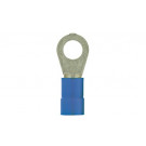 Okasta kabel stopica M4, plava, za presek kabla 1,5-2,5 mm², izolovana