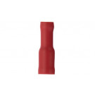 Natična cilindrična stopica 4 mm, crvena, za presek kabla 0,5-1 mm²