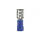 Natična stopica 4,8 mm, izolovana, plava, za presek kabla 1,5-2,5 mm²