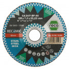 RECA brusna ploča RECAMIC, savijena, 125 x 7 x 22,23 mm
