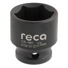 RECA udarni nasadni ključ 1/2'', kratki, veličina 27 mm