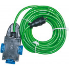 Produžni kabel sa trostrukim razdelnikom, 3 x 2,5 mm², dužina: 10 m