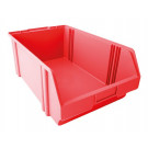 Plastična skladišna kutija, veličina: 1, crvena