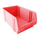 Plastična skladišna kutija, veličina: 2, crvena