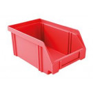 Plastična skladišna kutija, veličina: 4, crvena