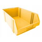 Plastična skladišna kutija, veličina: 1, žuta