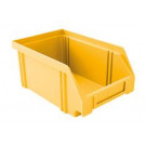 Plastična skladišna kutija, veličina: 4, žuta