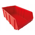 Plastična skladišna kutija PP, veličina: 1, crvena