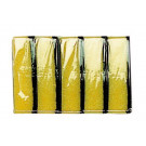 Sunđer za ribanje, zeleni/žuti, 100 x 70 x 30 mm, pakovanje = 5 komada