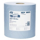TORK papir za čišćenje u rolni, 3-slojni, plavi, 750 listova, 370 x 340 mm, pakovanje = 1 rolna