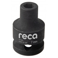 RECA udarni nasadni ključ 1/2'', kratki, veličina 7 mm