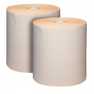 Papir za čišćenje u rolni, 2-slojni, 1000 listova, 360 x 380 mm, pakovanje = 2 rolne