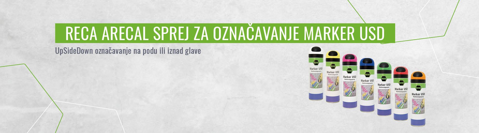 RECA arecal sprej za označavanje Marker USD